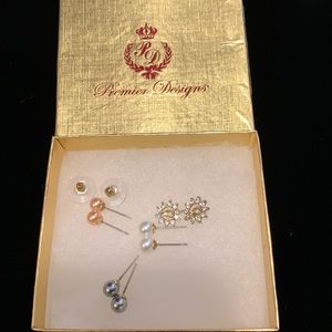 Premier Designs earring and jacket set